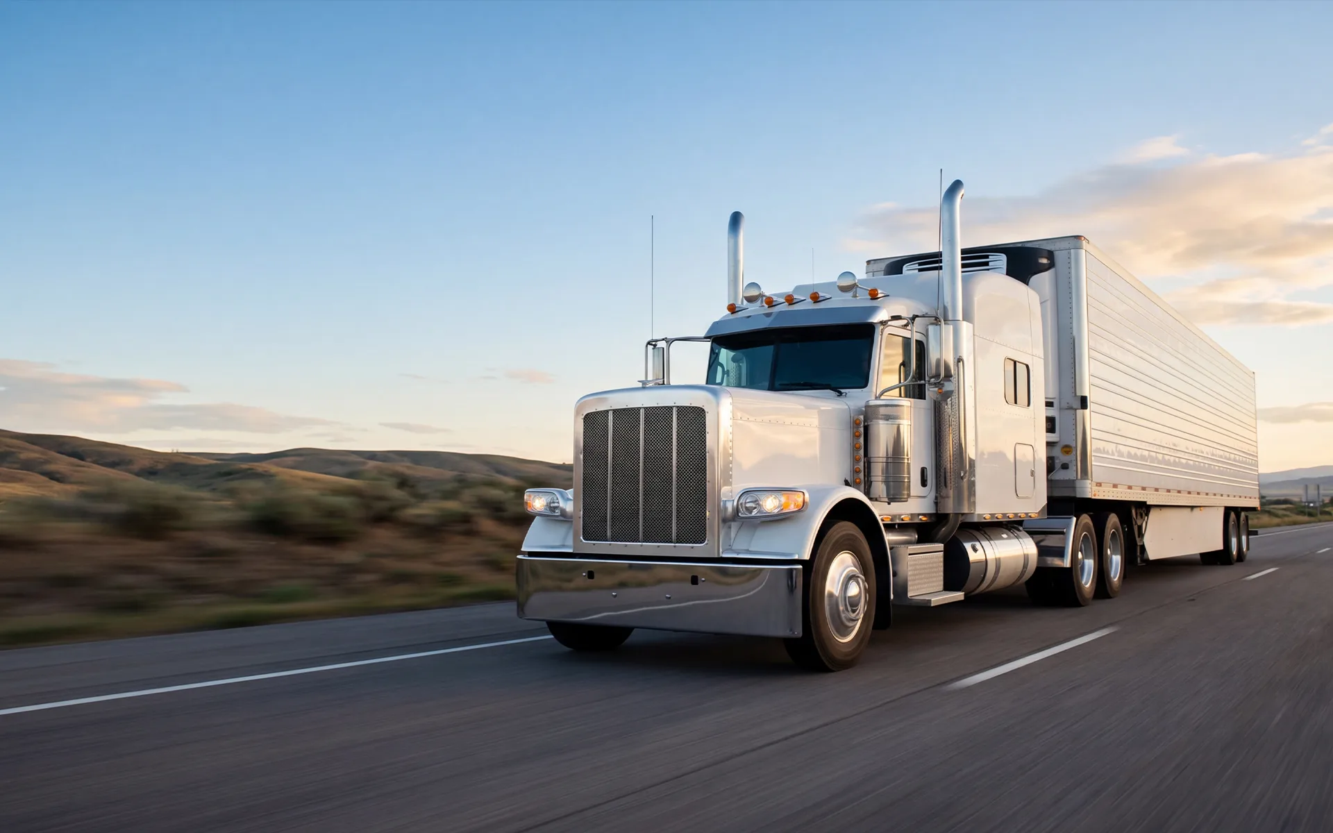 A-truck-driving-on-the-highway