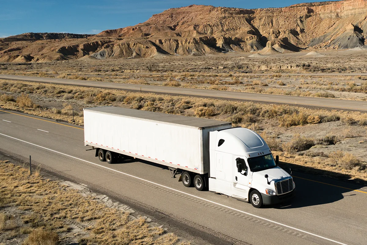 A-truck-driving-through-America